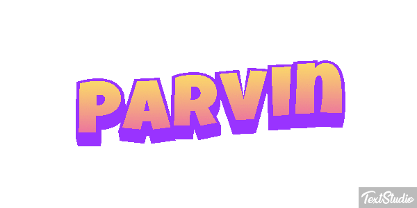 Parvin Efecto de texto