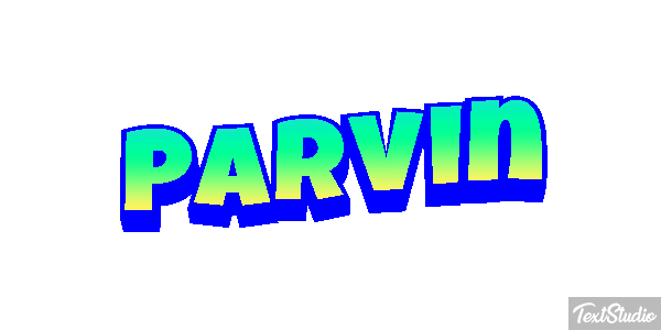 Parvin Efecto de texto