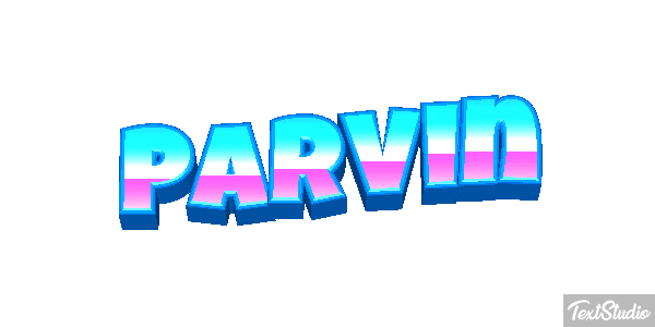 Parvin Efecto de texto