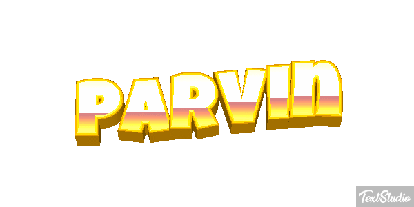 Parvin Efecto de texto