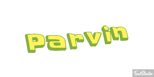 Parvin Efecto de texto