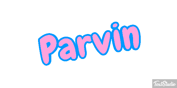 Parvin Efecto de texto