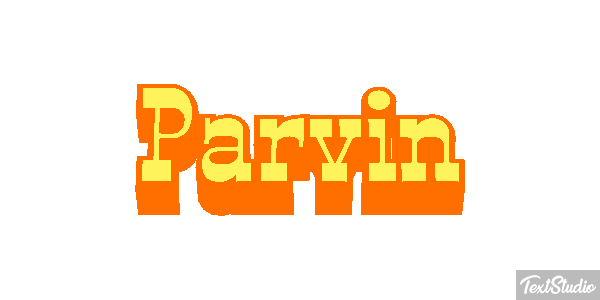 Parvin Efecto de texto