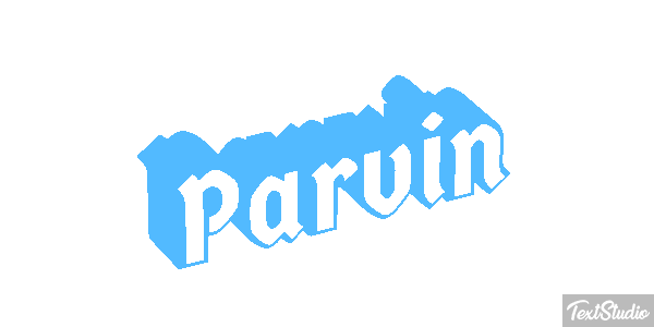 Parvin Efecto de texto