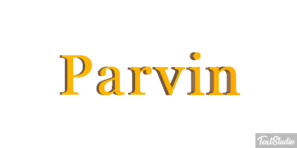 Parvin Efecto de texto