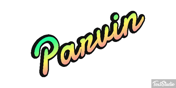 Parvin Efecto de texto