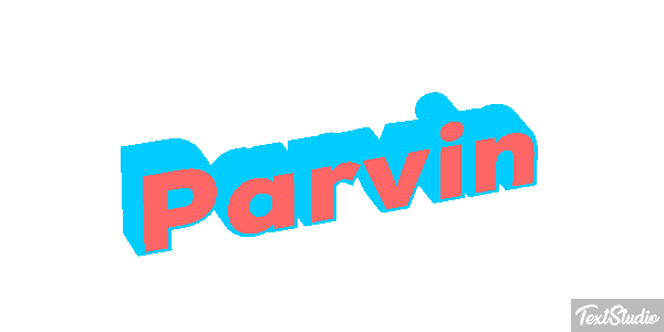 Parvin Efecto de texto