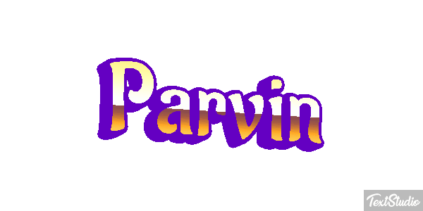 Parvin Efecto de texto