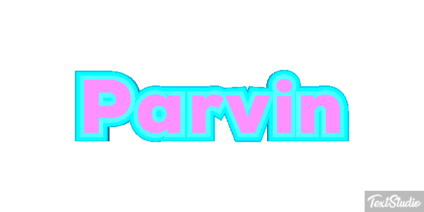 Parvin Efecto de texto