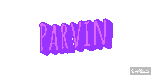 Parvin Efecto de texto
