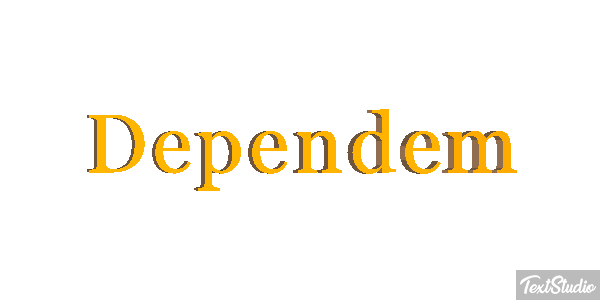 Dependem Effetto testo