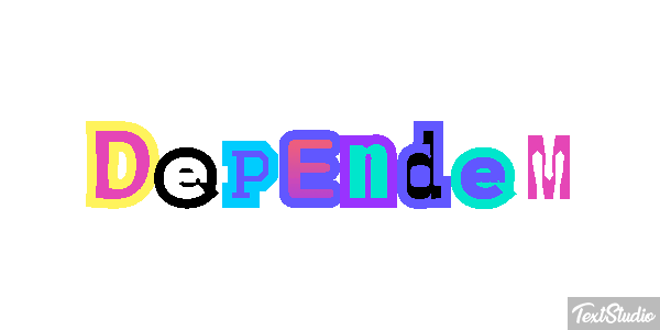 Dependem Effetto testo