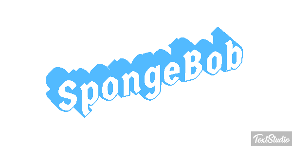 SpongeBob Effetto testo