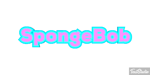 SpongeBob Effetto testo