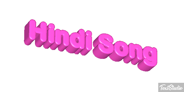 Hindi Song Effet de texte