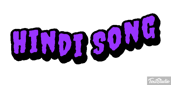 Hindi Song Effet de texte