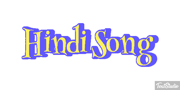 Hindi Song Effet de texte