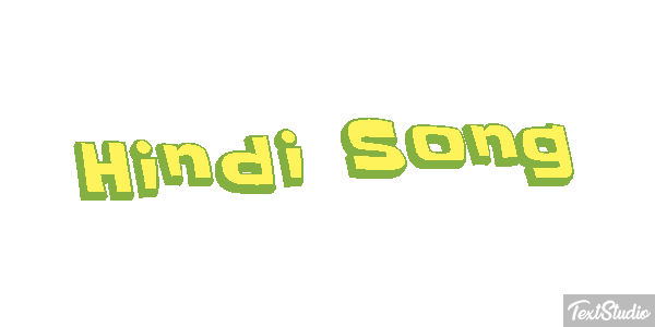 Hindi Song Effet de texte
