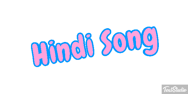 Hindi Song Effet de texte