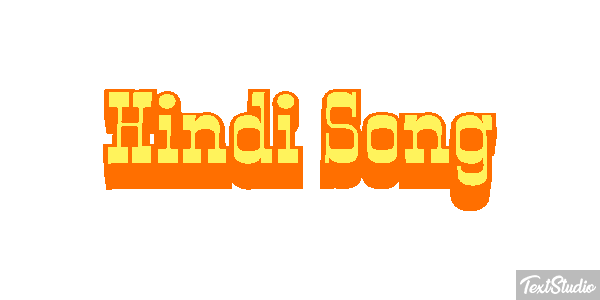 Hindi Song Effet de texte