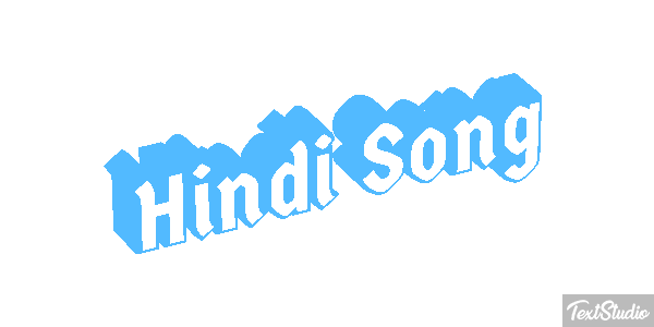 Hindi Song Effet de texte