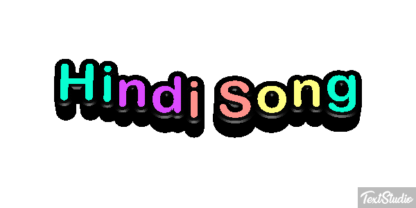Hindi Song Effet de texte