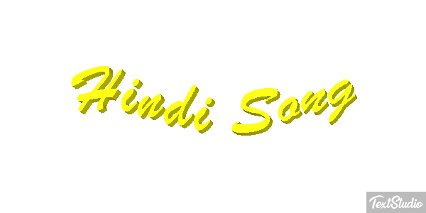 Hindi Song Effet de texte