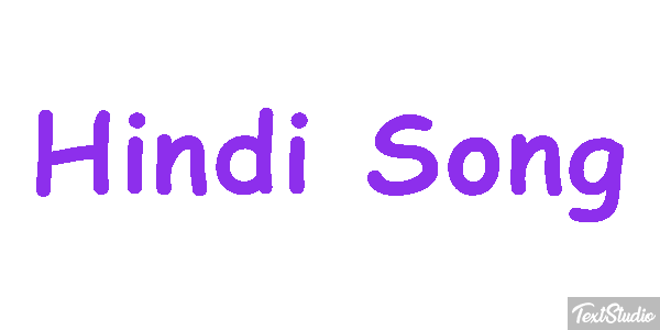 Hindi Song Effet de texte
