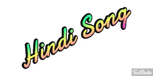 Hindi Song Effet de texte