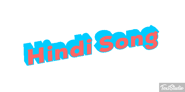 Hindi Song Effet de texte