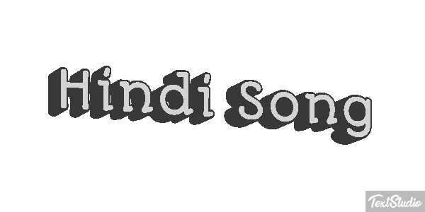 Hindi Song Effet de texte