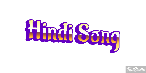 Hindi Song Effet de texte