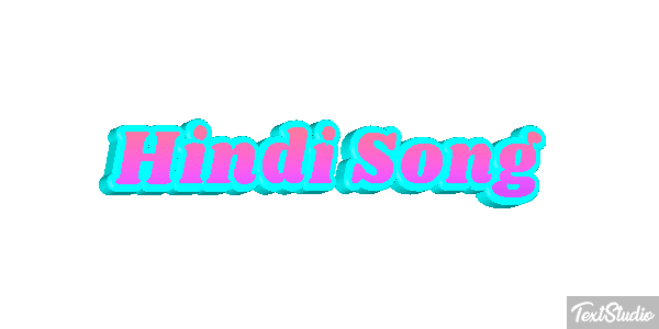 Hindi Song Effet de texte