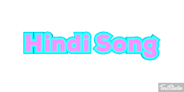 Hindi Song Effet de texte