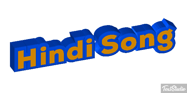 Hindi Song Effet de texte