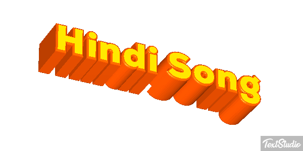 Hindi Song Effet de texte