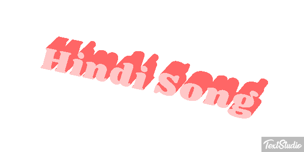 Hindi Song Effet de texte