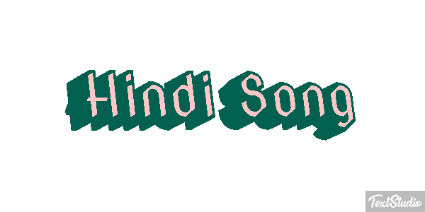 Hindi Song Effet de texte