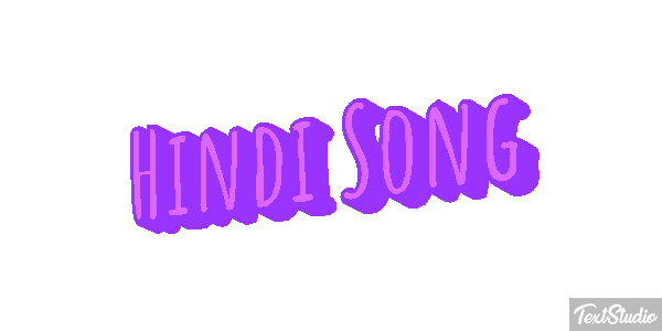 Hindi Song Effet de texte