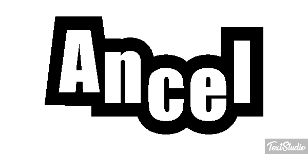 Ancel Text effect