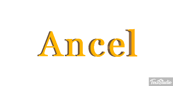 Ancel Text effect