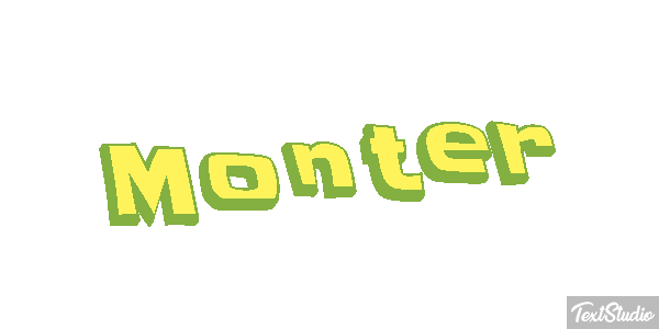 Monter Effet de texte