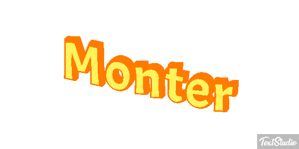 Monter Effet de texte