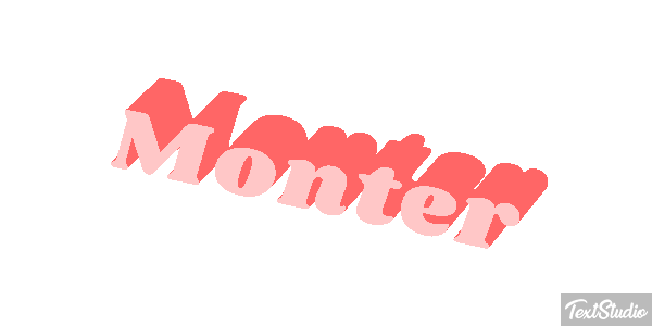 Monter Effet de texte