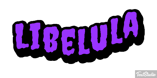 Libélula Efecto de texto