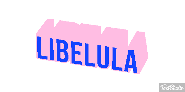 Libélula Efecto de texto