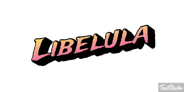 Libélula Efecto de texto