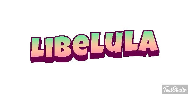 Libélula Efecto de texto