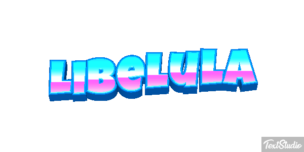 Libélula Efecto de texto