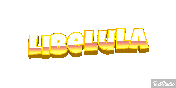 Libélula Efecto de texto